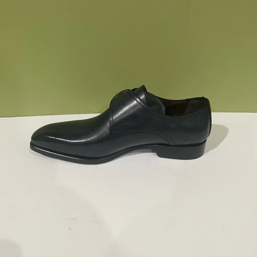 Emilio Franco shoes dressy charcoal leather calf Oxford